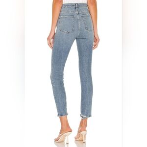 AGOLDE Nico High Rise Slim Chronicle Distressed 25